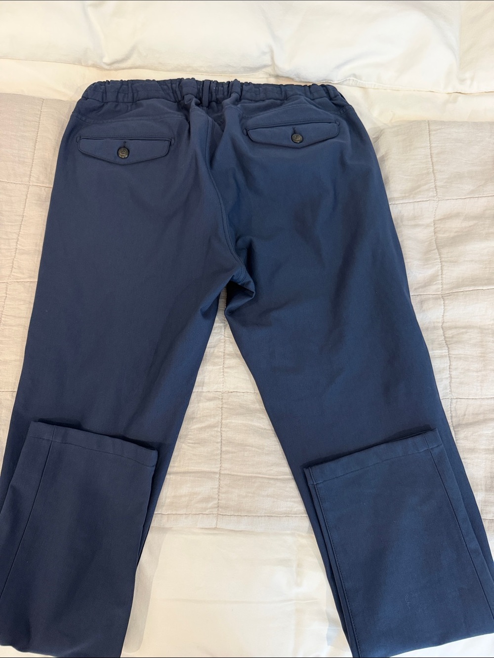 Eleventy Milano Platinum Made in Italy Drawstring Pants Navy Size 34 - Picture 4 of 4